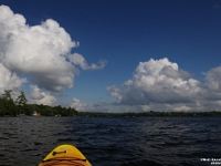 25982RoCrLe - Vacationing at the cottage - Kayaking along Sturgeon Lake.JPG